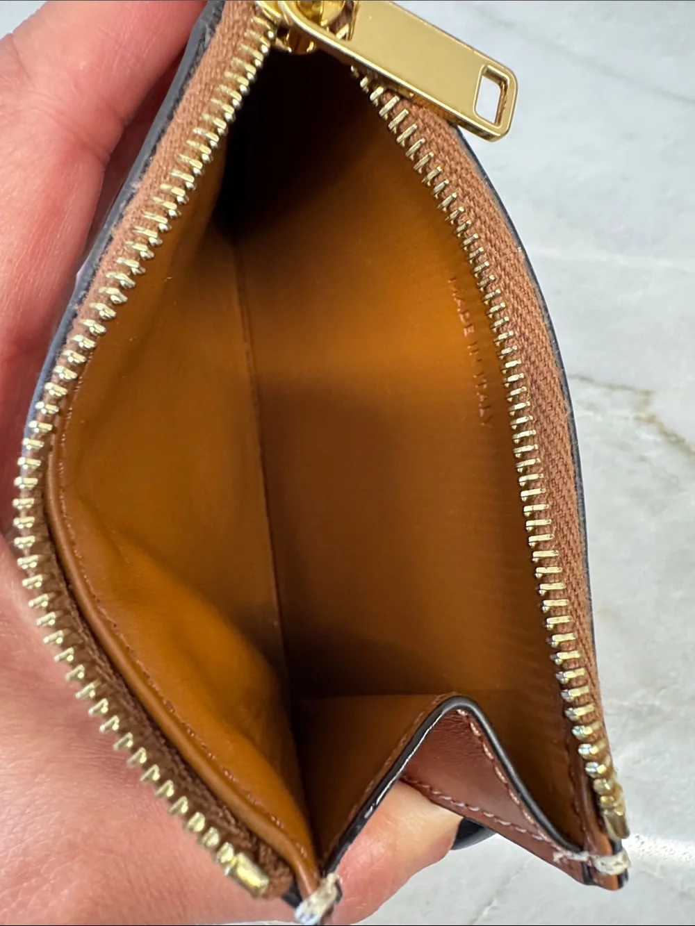 🐘 Celine Leather Zip Card Holder